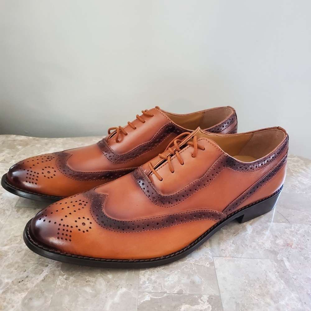 Fortune From Liberty Leather Oxford Shoes Men Size 10